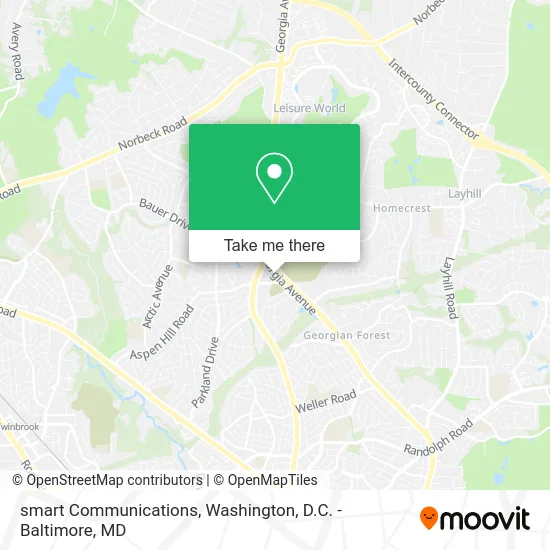 smart Communications map