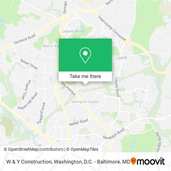 Mapa de W & Y Construction