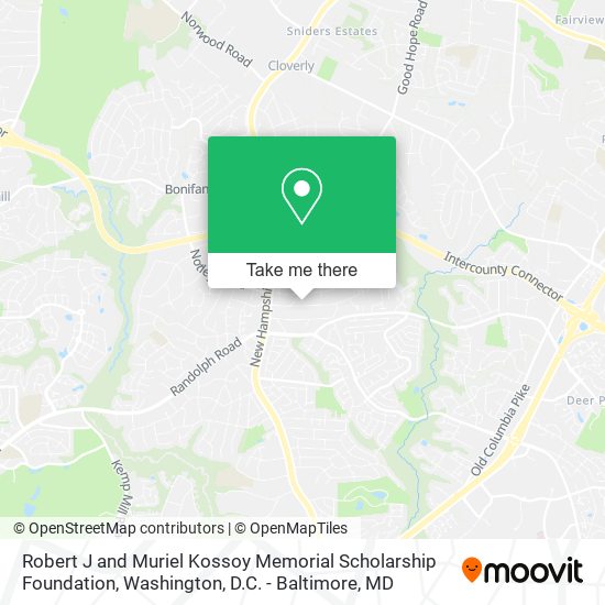 Robert J and Muriel Kossoy Memorial Scholarship Foundation map