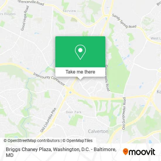 Briggs Chaney Plaza map