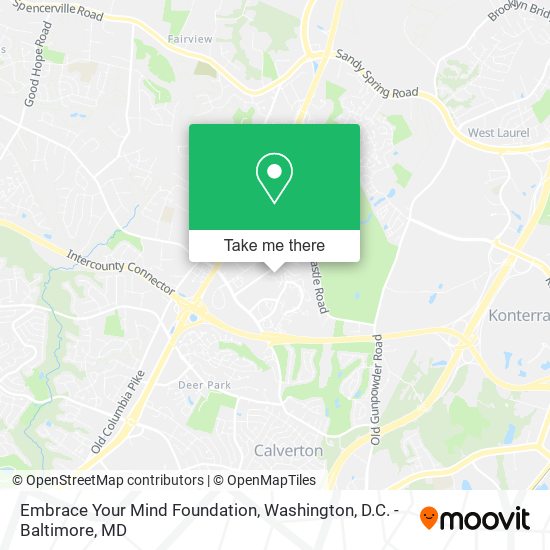 Mapa de Embrace Your Mind Foundation