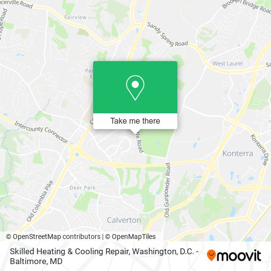 Mapa de Skilled Heating & Cooling Repair