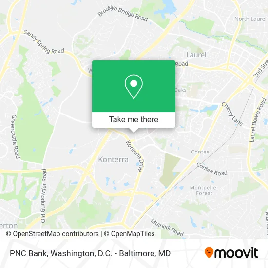 PNC Bank map