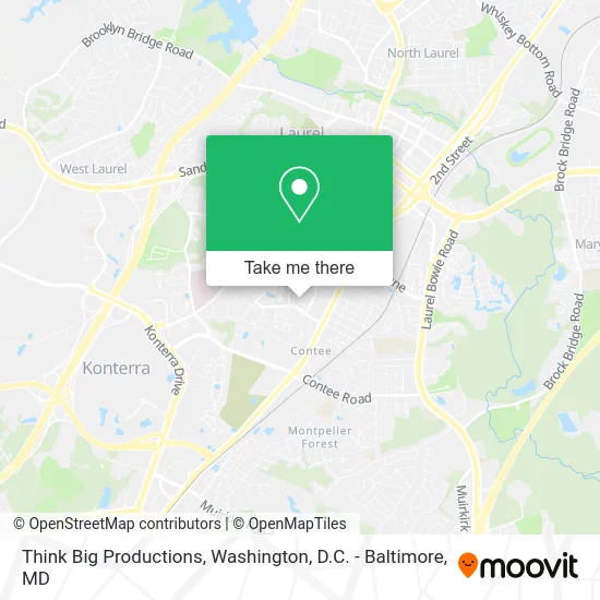 Think Big Productions map