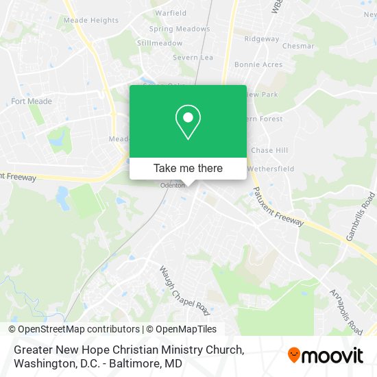 Greater New Hope Christian Ministry Church map