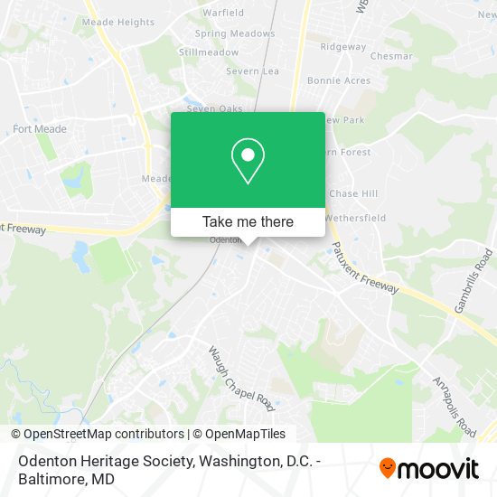 Mapa de Odenton Heritage Society