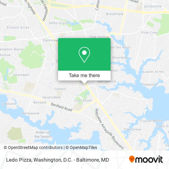 Mapa de Ledo Pizza