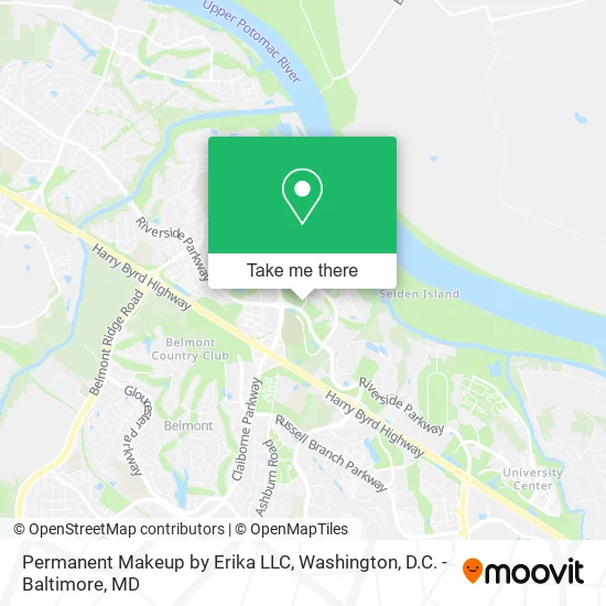 Permanent Makeup by Erika LLC map