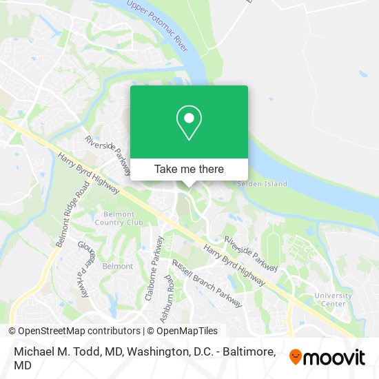 Mapa de Michael M. Todd, MD
