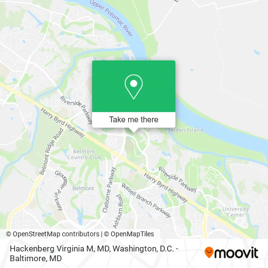 Hackenberg Virginia M, MD map