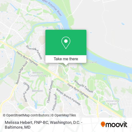 Mapa de Melissa Hebert, FNP-BC
