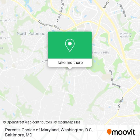 Mapa de Parent's Choice of Maryland