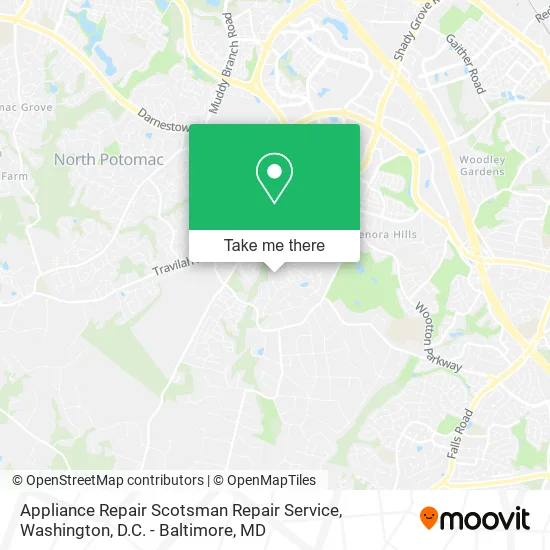 Appliance Repair Scotsman Repair Service map