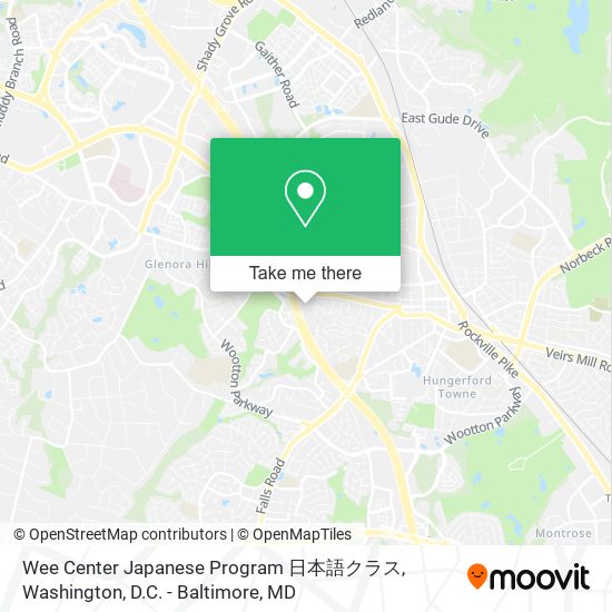 Wee Center Japanese Program 日本語クラス map