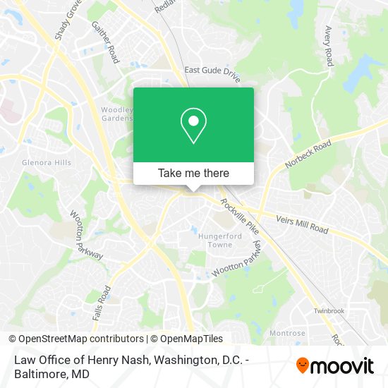 Law Office of Henry Nash map