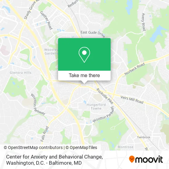 Center for Anxiety and Behavioral Change map