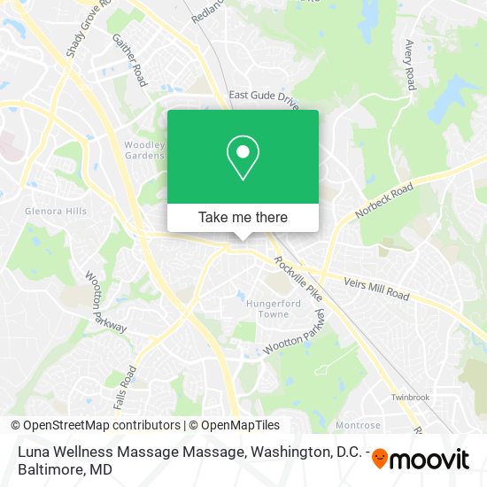 Luna Wellness Massage Massage map