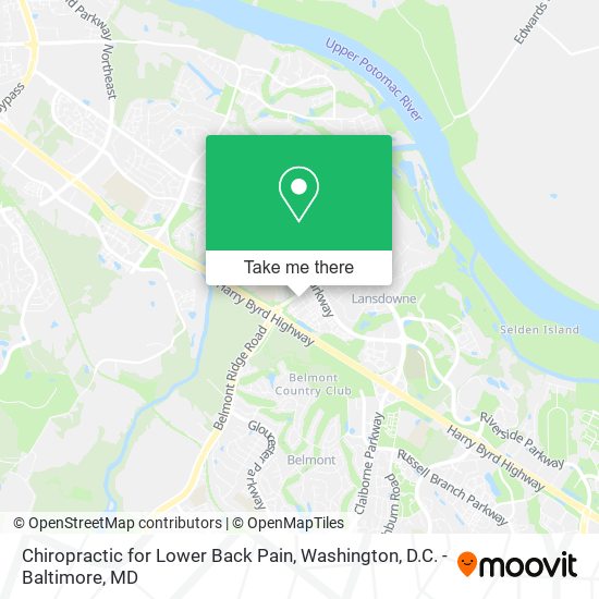 Chiropractic for Lower Back Pain map