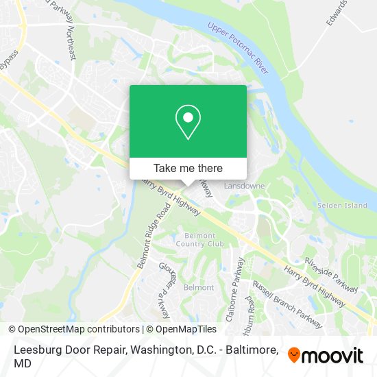 Mapa de Leesburg Door Repair