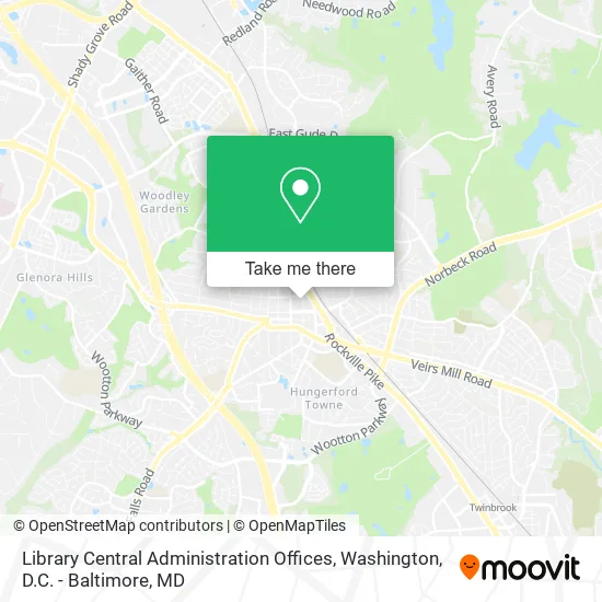 Library Central Administration Offices map