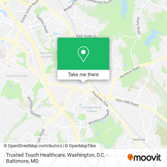 Trusted Touch Healthcare map