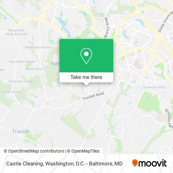 Castle Cleaning map