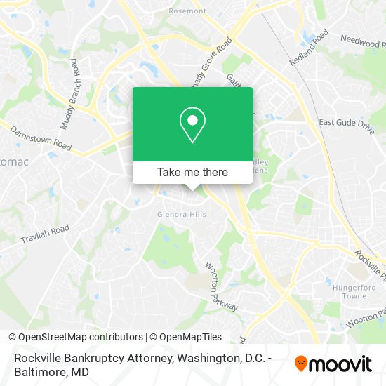 Rockville Bankruptcy Attorney map