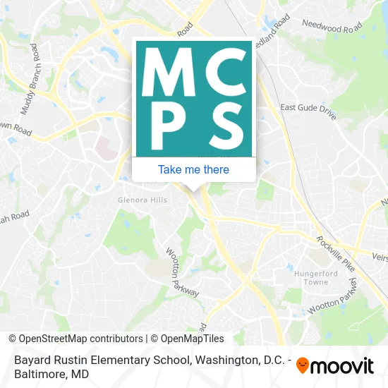 Bayard Rustin Elementary School map
