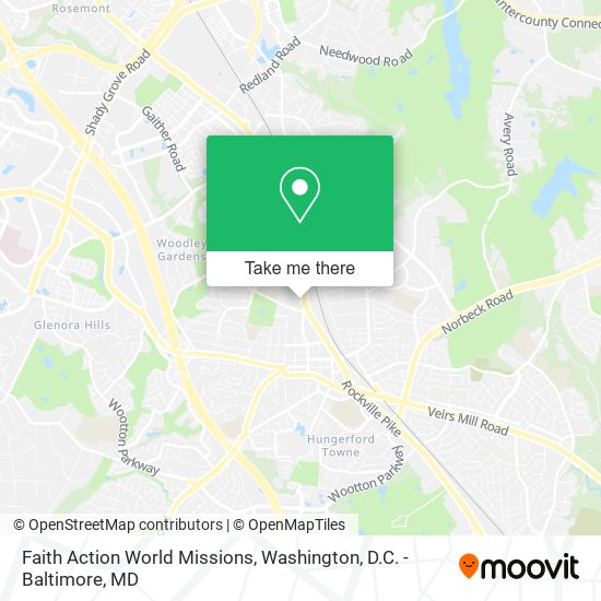 Faith Action World Missions map