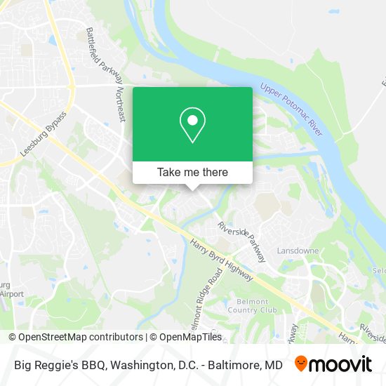 Mapa de Big Reggie's BBQ