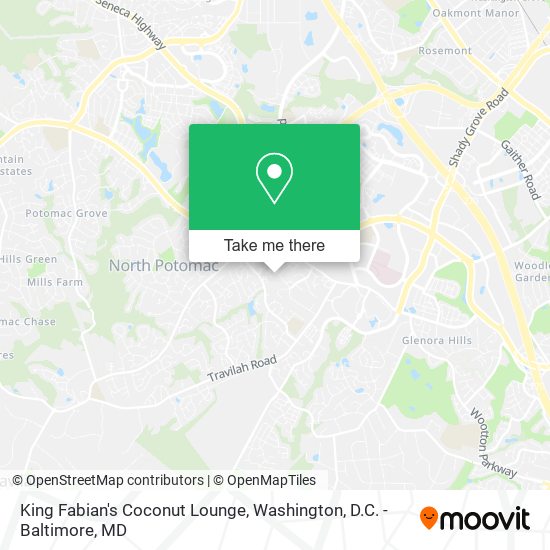 King Fabian's Coconut Lounge map