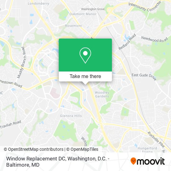 Window Replacement DC map