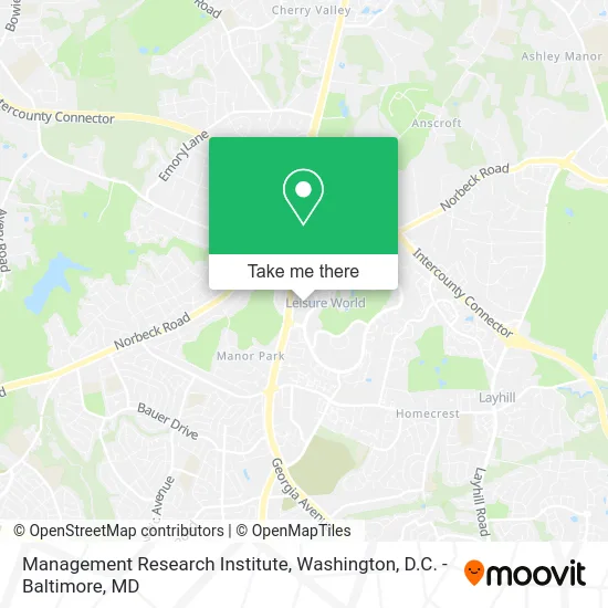 Management Research Institute map