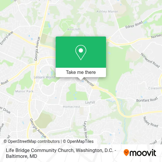 Life Bridge Community Church map