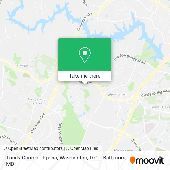 Trinity Church - Rpcna map
