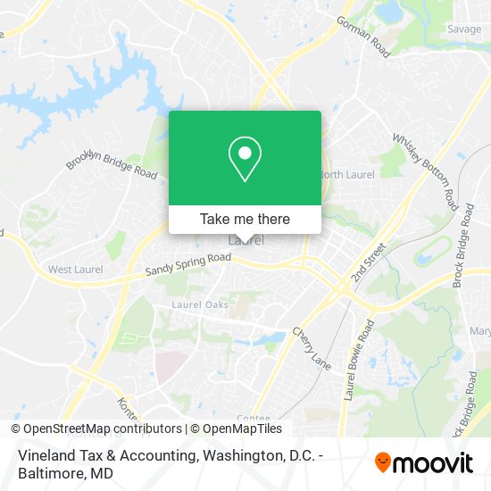 Mapa de Vineland Tax & Accounting