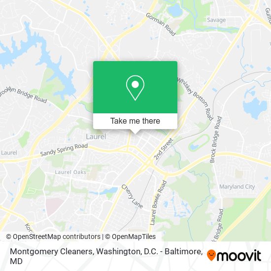 Montgomery Cleaners map