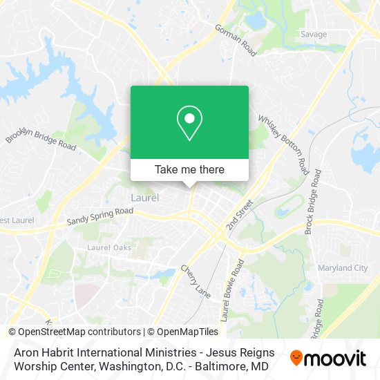 Mapa de Aron Habrit International Ministries - Jesus Reigns Worship Center