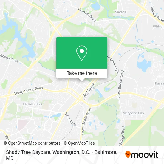 Shady Tree Daycare map