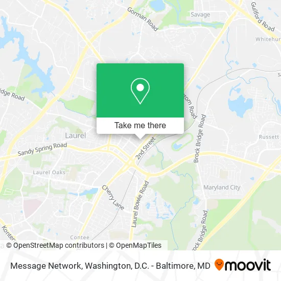 Message Network map