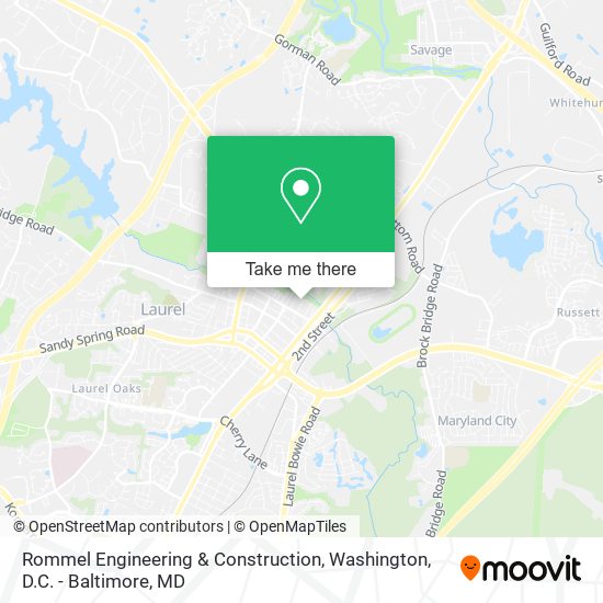 Mapa de Rommel Engineering & Construction