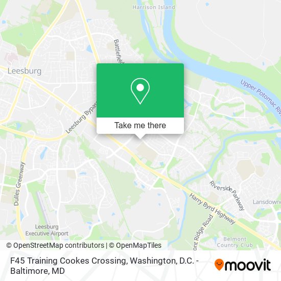 F45 Training Cookes Crossing map