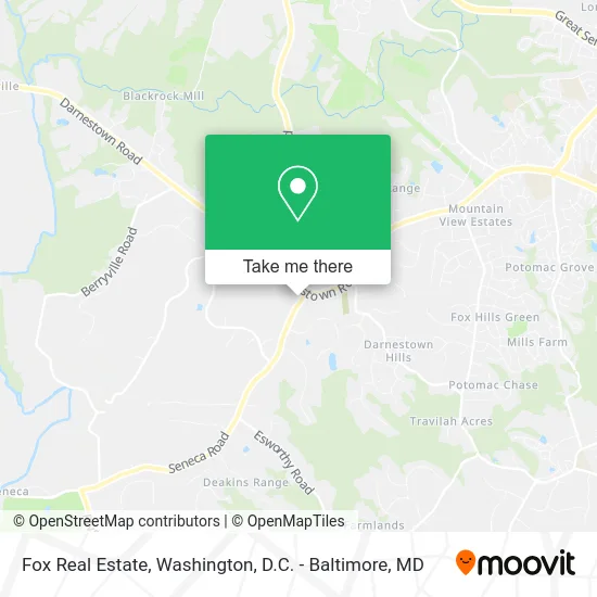Fox Real Estate map