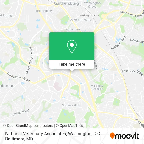 National Veterinary Associates map