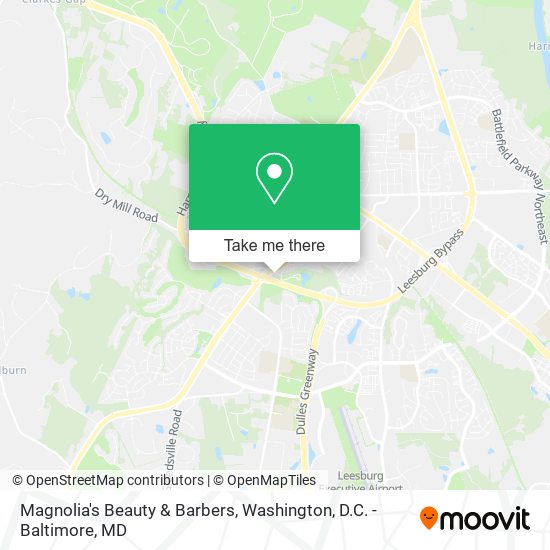 Magnolia's Beauty & Barbers map