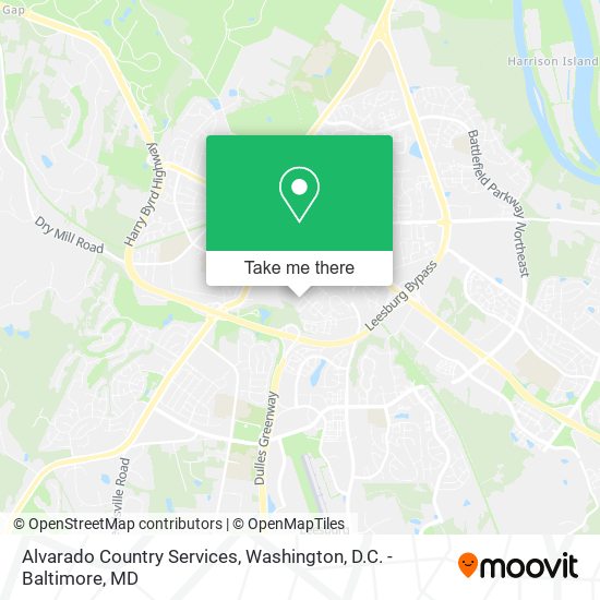 Mapa de Alvarado Country Services