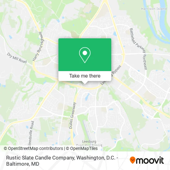 Mapa de Rustic Slate Candle Company