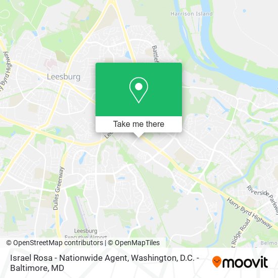 Israel Rosa - Nationwide Agent map