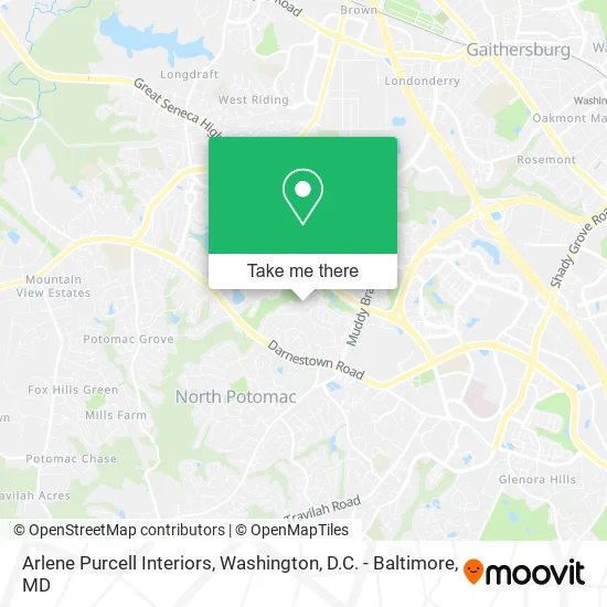 Arlene Purcell Interiors map