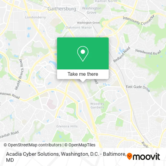 Acadia Cyber Solutions map